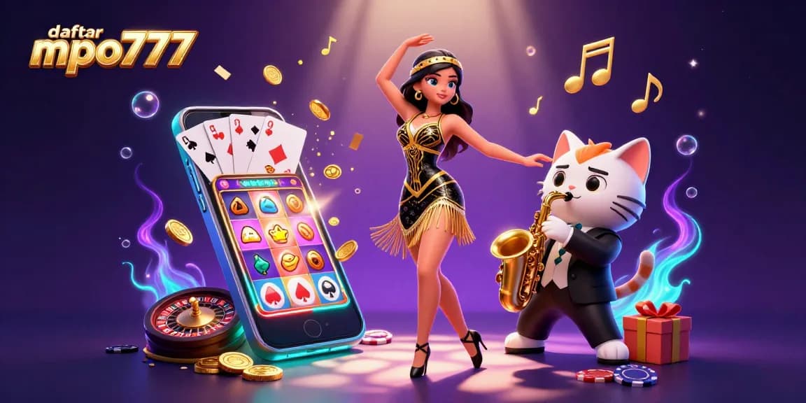 Experience the excitement of daftar mpo777 with vibrant gaming elements and lively characters.