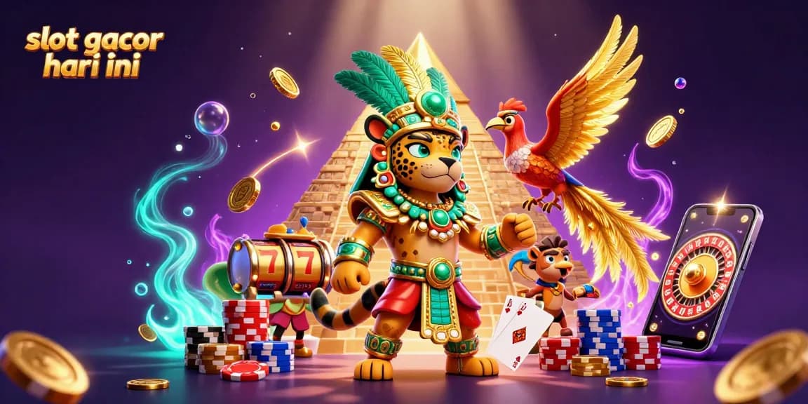 Experience slot gacor hari ini with Mayan themes, vibrant colors, and exciting casino elements.