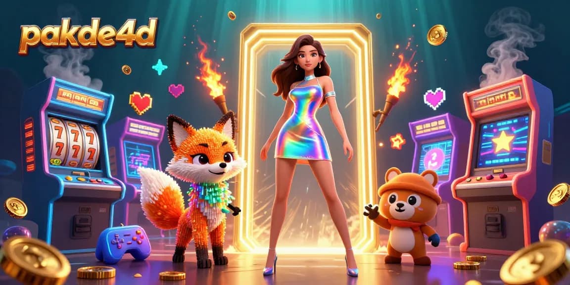 Experience thrilling action with pakde4d in an energizing casino scene filled with slot reels and colorful game elements.