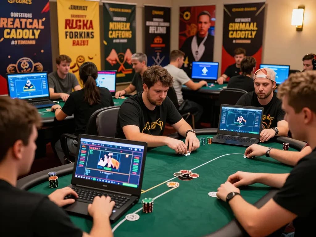 789P online poker action with players engaged in competitive gameplay and promotions visible