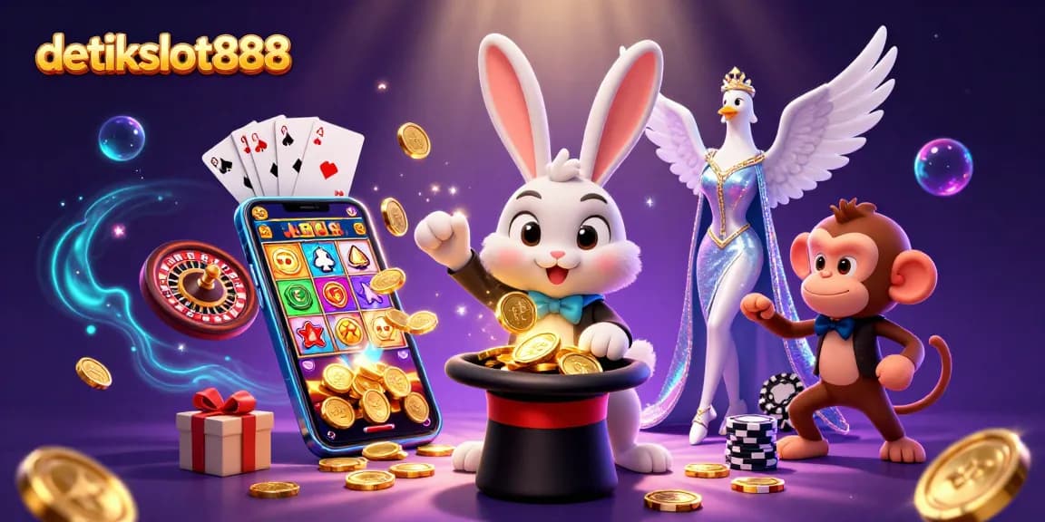 Rasakan keseruan slot gacor di detikslot888 dengan ilustrasi penuh detail.