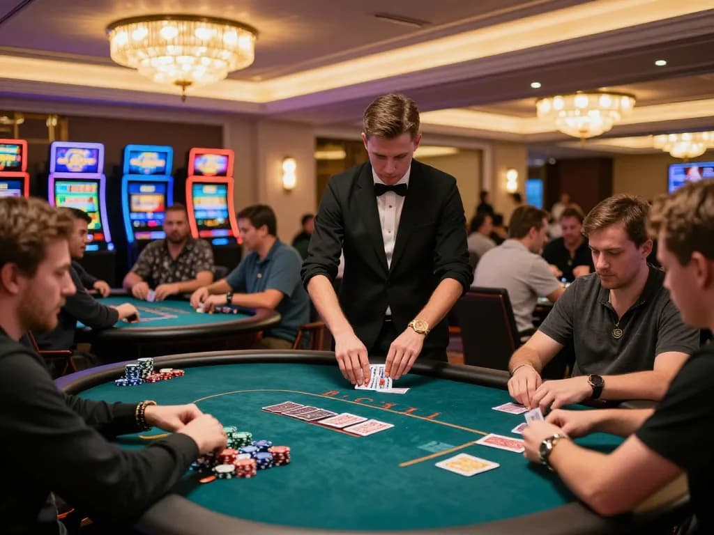 Experience the thrill of strategic poker gameplay at 68win’s upscale casino atmosphere.