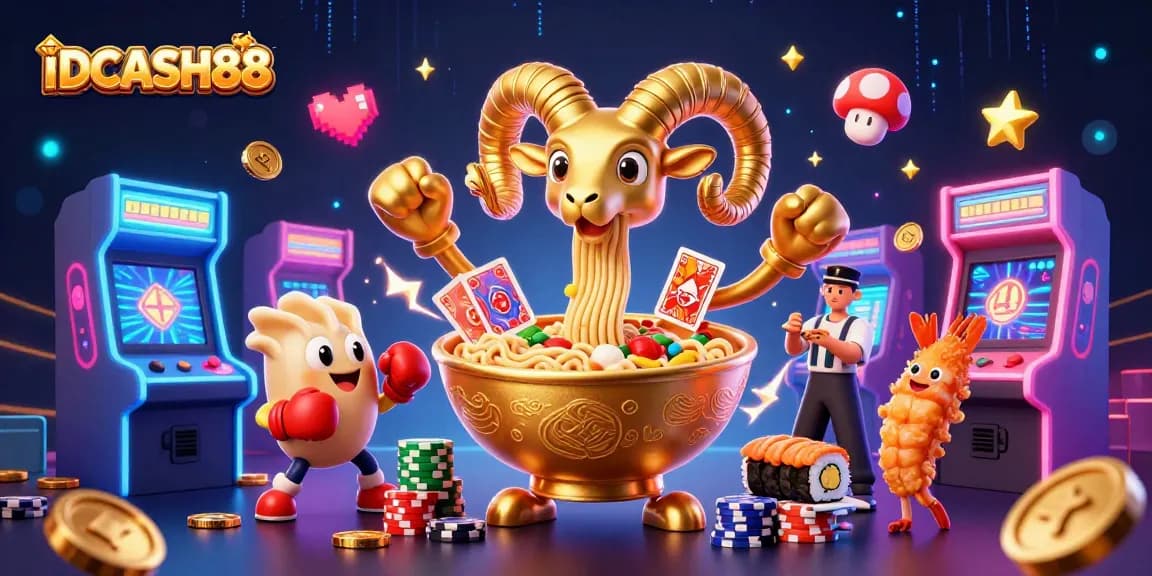 Play thrilling games at IDCASH88 with vibrant characters and festive casino elements!