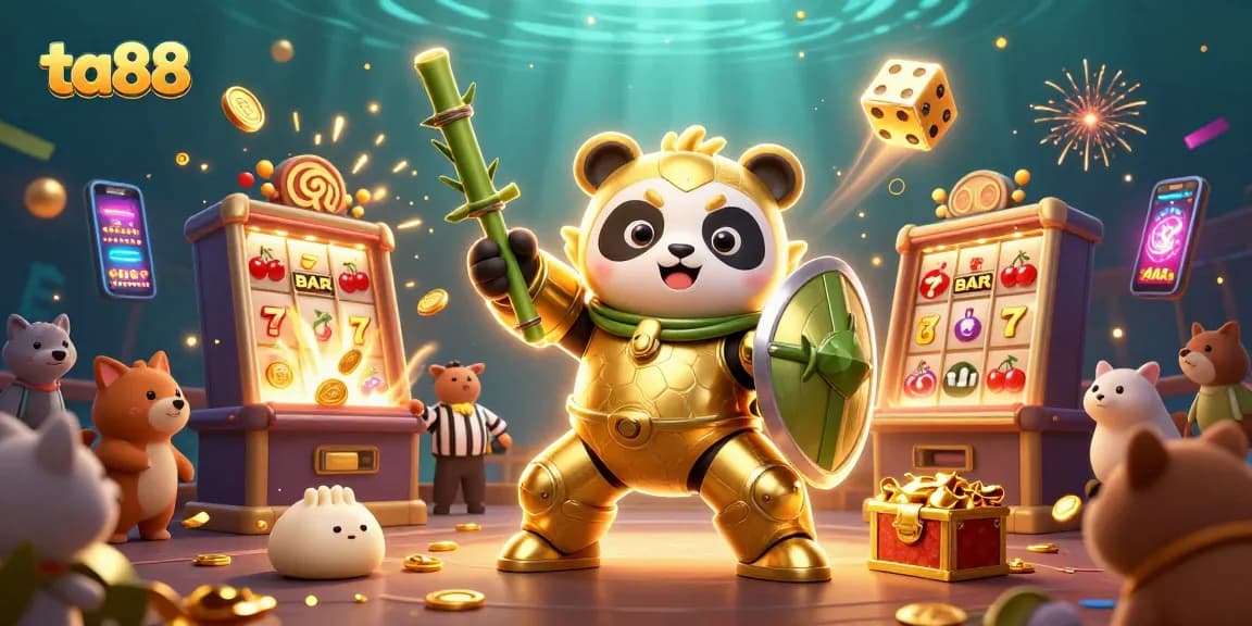 Experience ta88's thrilling casino action with vibrant 3D characters and dynamic winning moments.