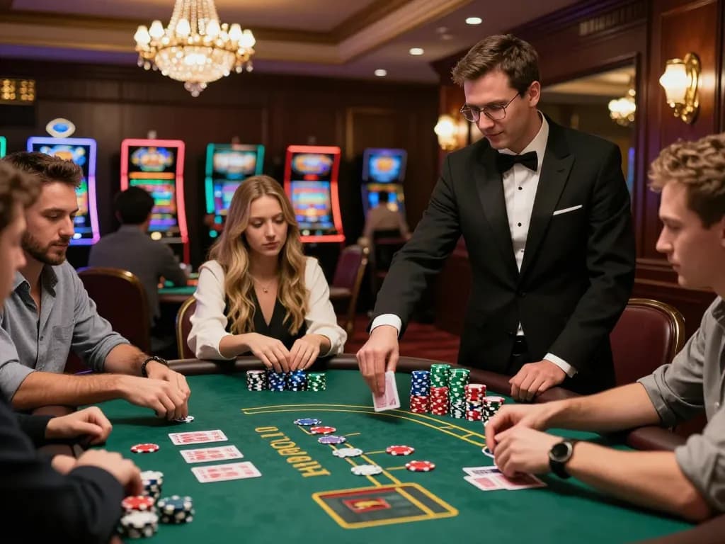 Players enjoying the thrill of blackjack while mastering strategies at Go 88 casino table in a vibrant atmosphere.