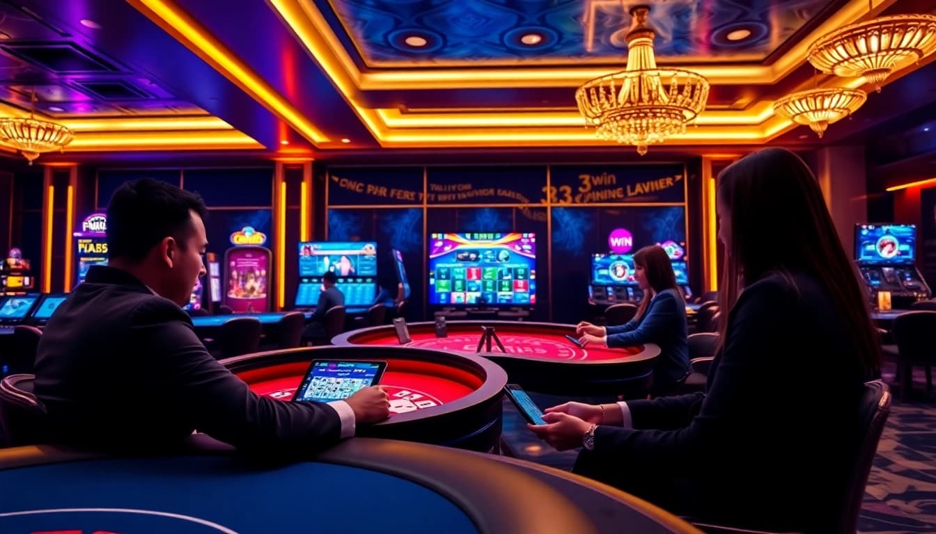 Online gaming excitement at 33win.global with vibrant casino visuals.