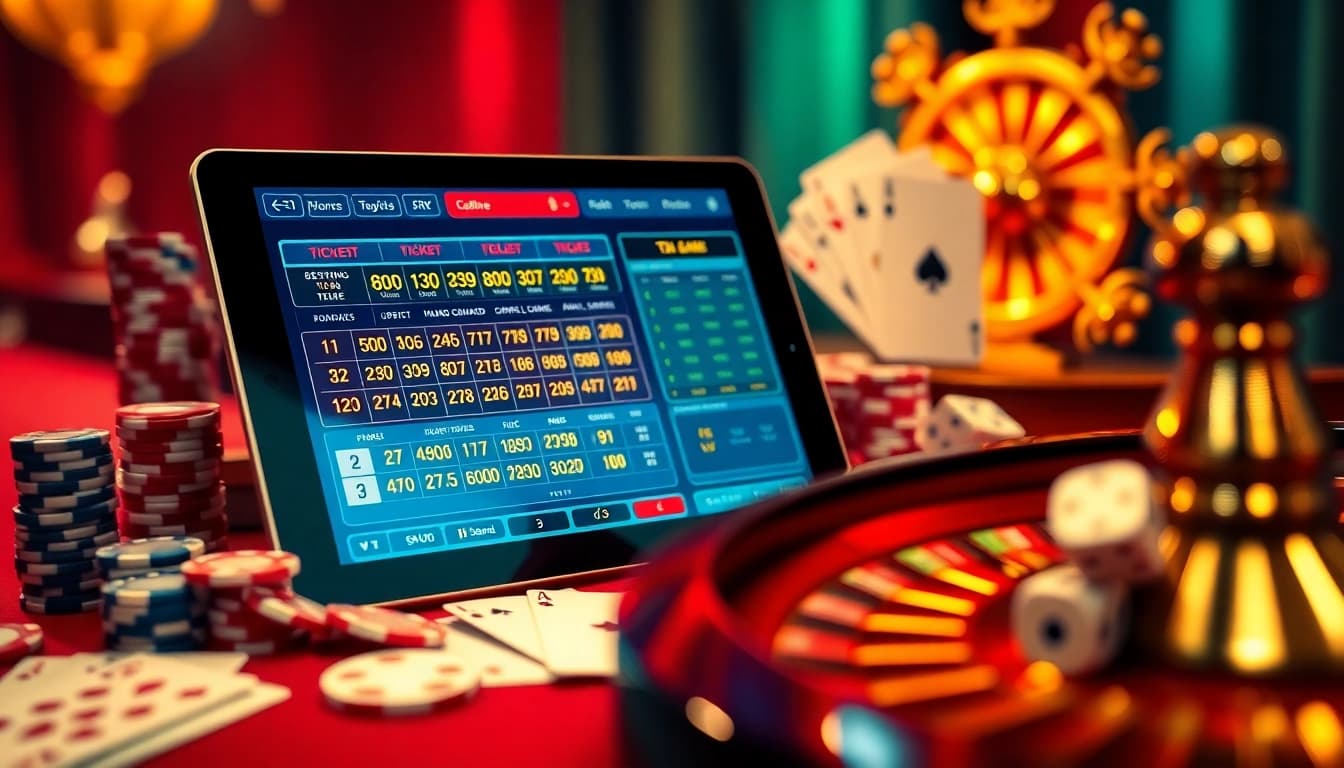 Engaging lô đề trực tuyến platform showing live betting slips and quick lottery results
