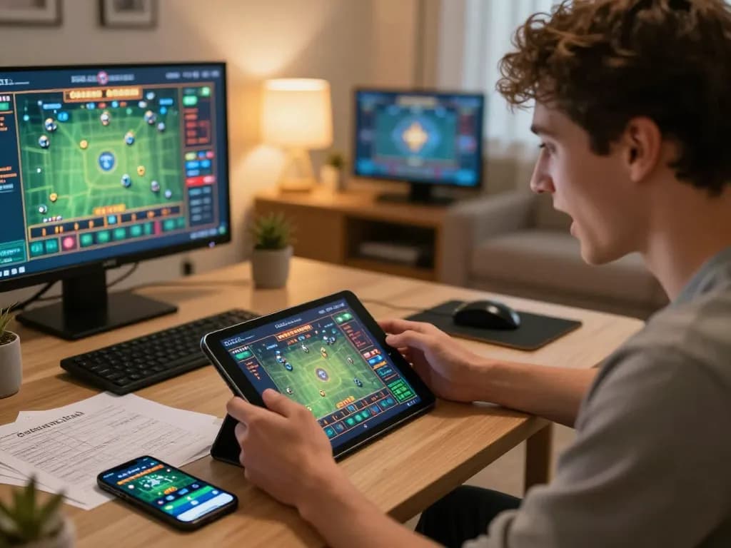 Player engaged in a thrilling online gaming session on ropatendidafanzine, showcasing strategic gameplay.