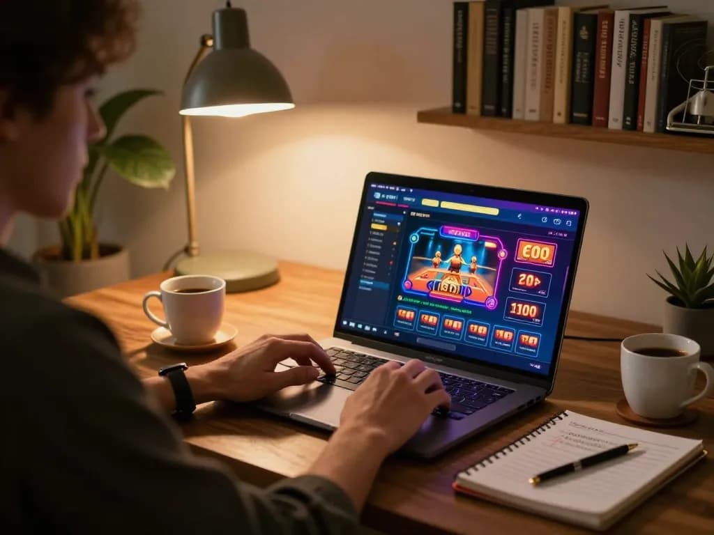 Engaging online gaming setup showcasing https://www.bdtk66.one/ with vibrant casino interface