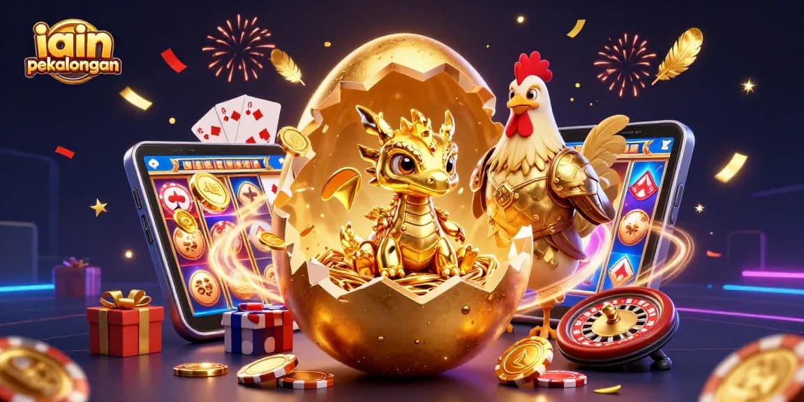 Spin the reels and win big at IAIN Pekalongan's vibrant 3D gaming scene.