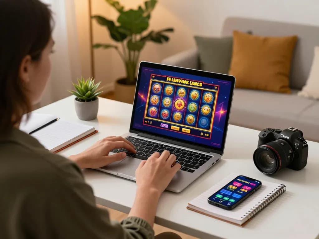 Engaging in online gambling at https://98winn.net/ with vibrant games and a comfortable setup.