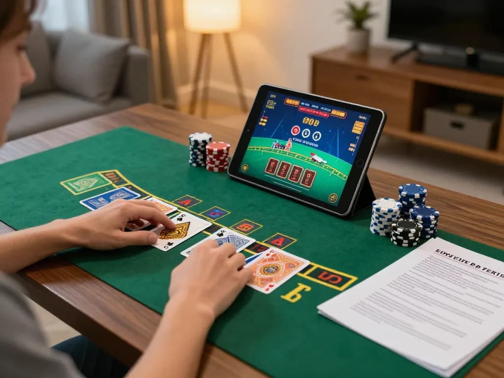 Engaging with the ffmpeg api for online casino gaming on a tablet while chips and cards display during gameplay