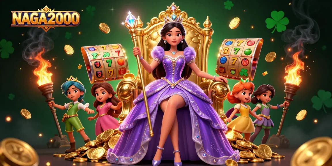 NAGA2000 menawarkan pengalaman slot yang mendebarkan dengan putri yang menakjubkan, elemen jackpot, dan visual yang bersinar.