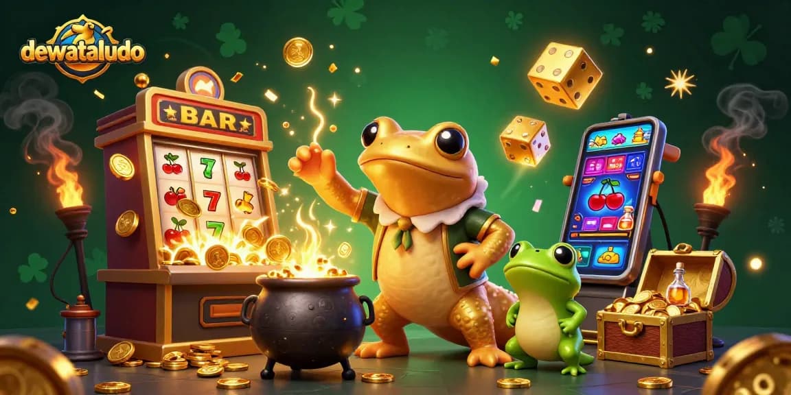 Menangkan permainan di dewataludo dengan grafis slot yang memukau dan koin emas!