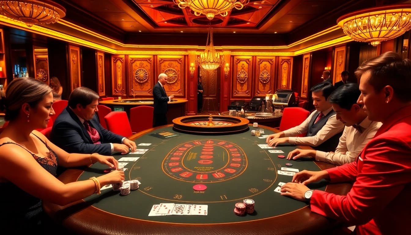 Experience high-stakes baccarat action at https://xx88.us/ with intense gameplay and luxurious casino decor.