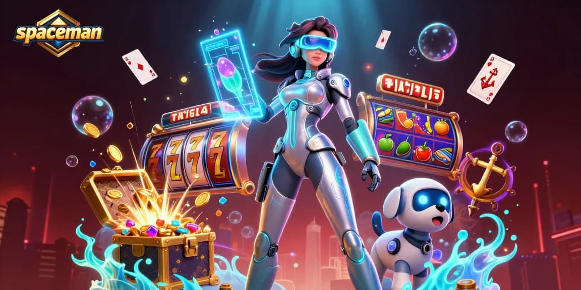 Play the Spaceman slot game amidst vibrant visuals and exciting features with stunning graphics.