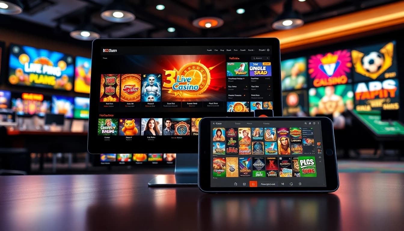 Explore the vibrant gaming interface of b52clubn.com showcasing diverse online betting options.