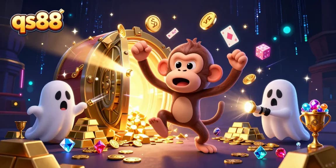 Experience thrilling gameplay with qs88 in a vibrant, bustling casino atmosphere.