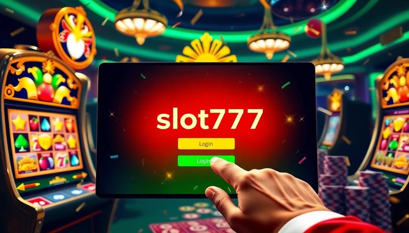 Engage with slot777 login to access thrilling online casino games and exclusive bonuses.
