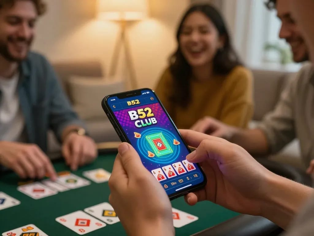 Download B52 Club app to enjoy exciting online gaming with friends in a cozy home atmosphere