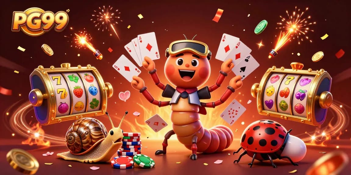 Experience thrilling gameplay at PG99 casino with vibrant characters and dynamic gaming visuals.