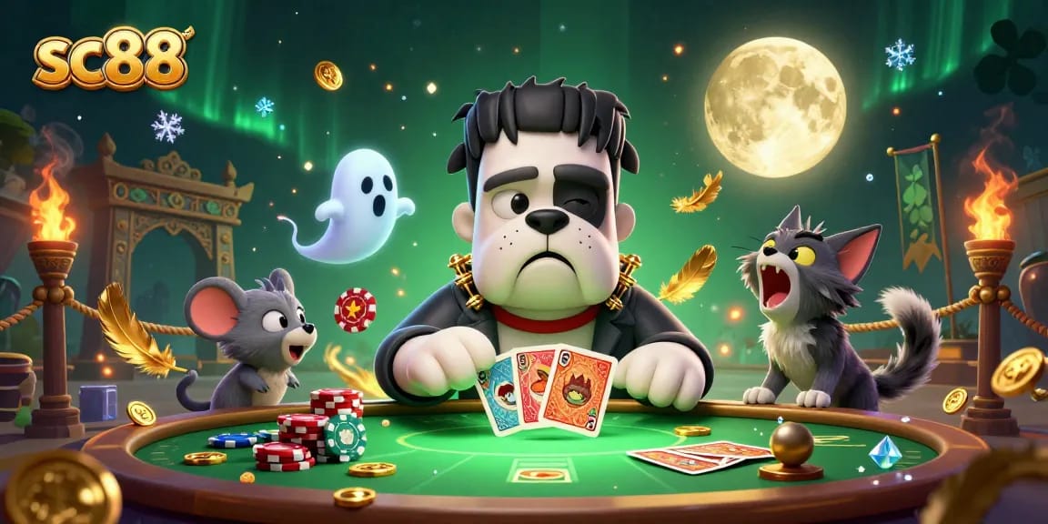 Experience thrilling card games and bonuses at sc88's enchanting online casino.