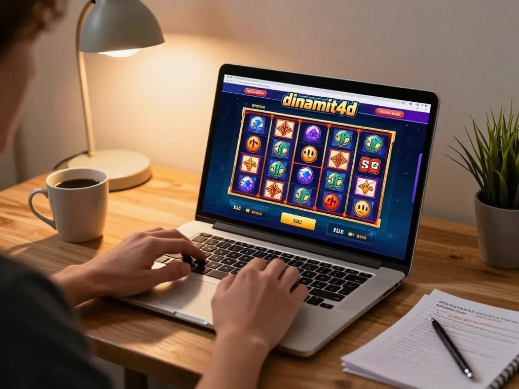 Experience engaging gameplay on dinamit4d while exploring slot games online in a cozy setting.