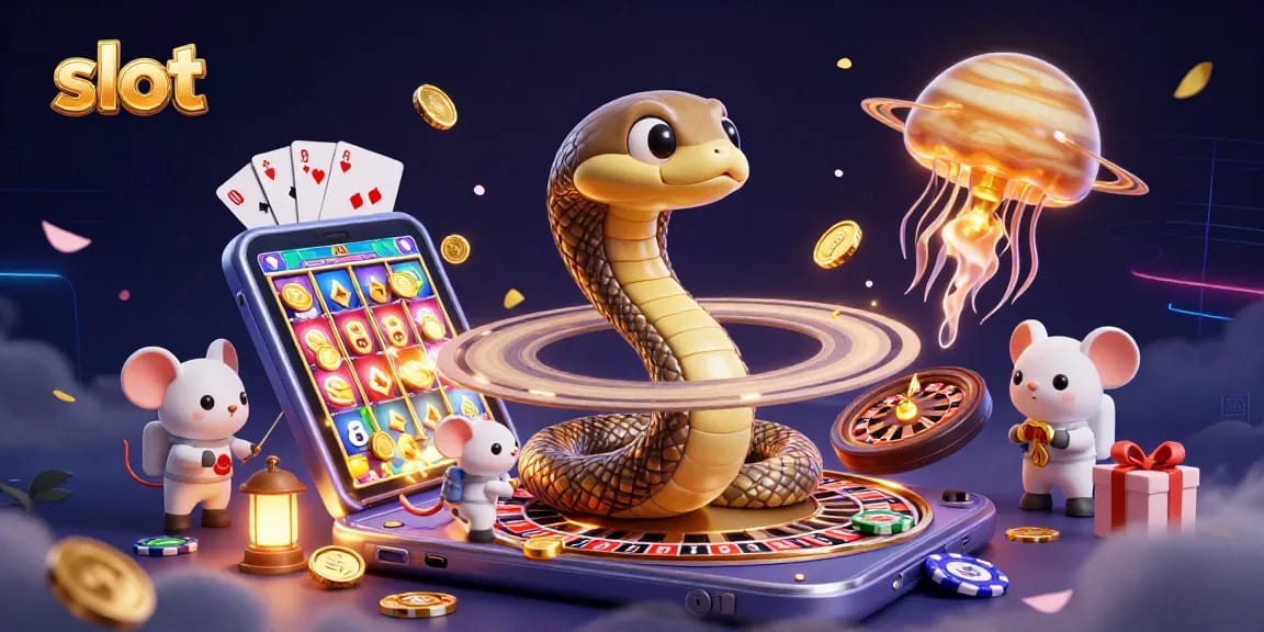 Menangkan slot dengan karakter kartun 3D unik yang berputar dan dealer luar angkasa.