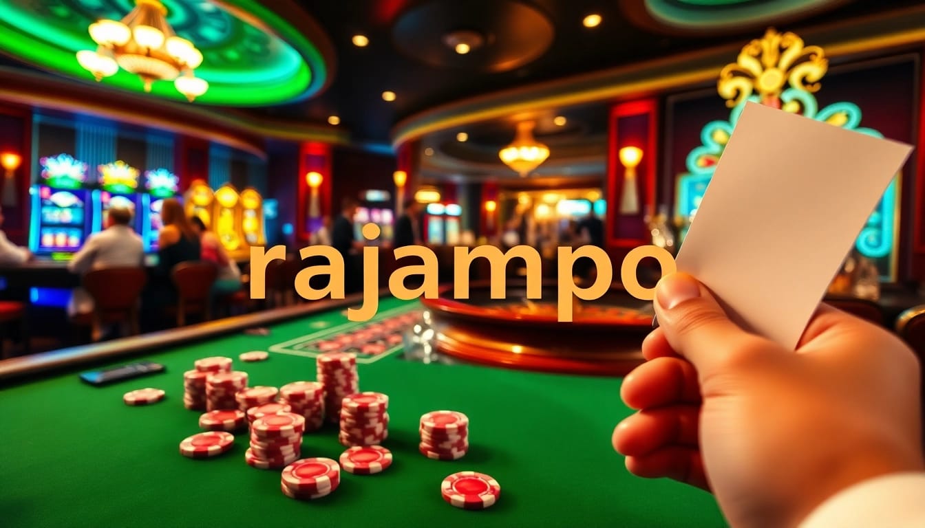 Rasakan keseruan kasino rajampo dengan mesin slot yang berwarna-warni dan permainan yang menarik.
