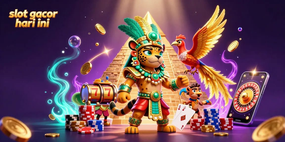 Experience slot gacor hari ini with Mayan themes, vibrant colors, and exciting casino elements.