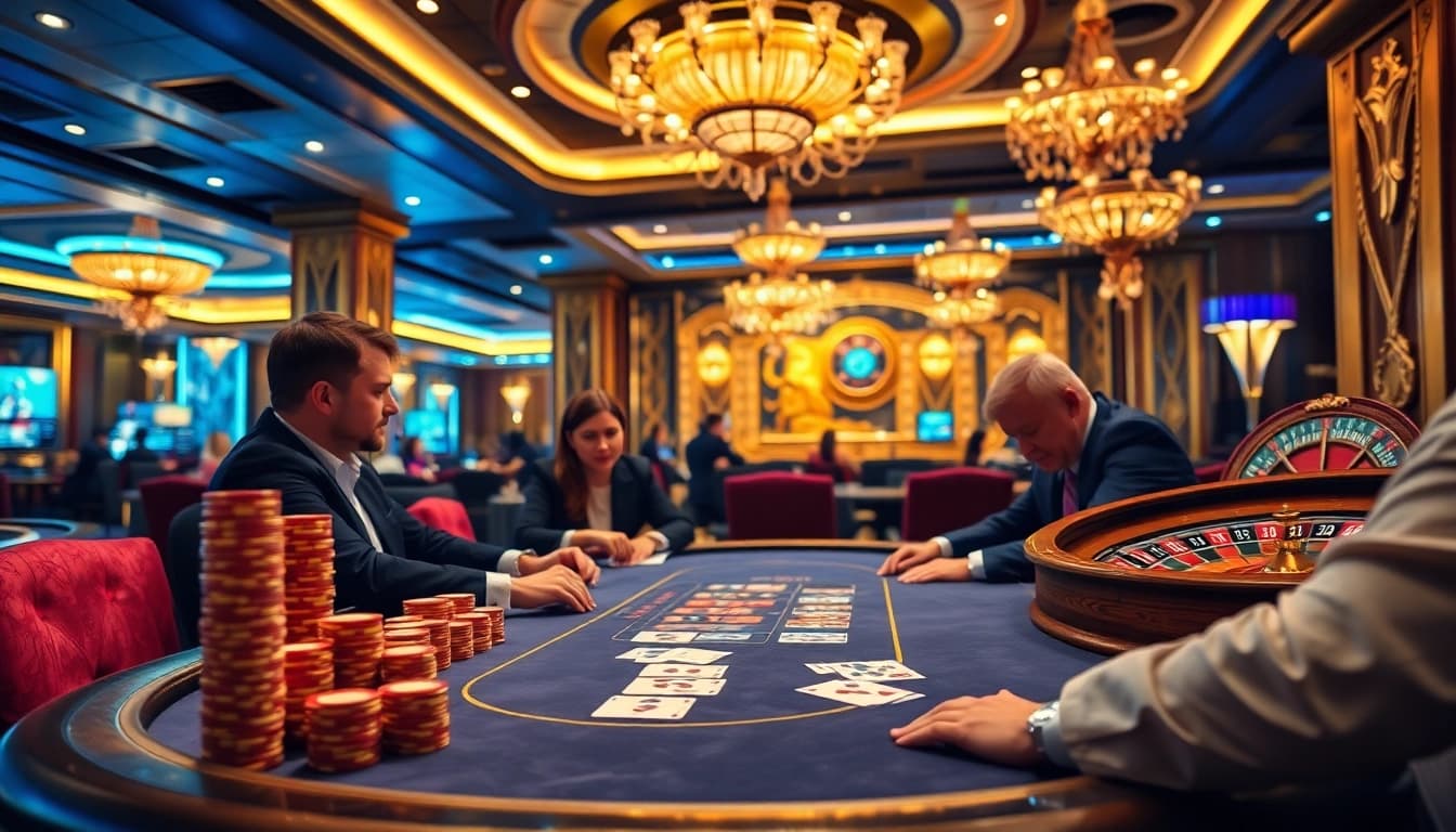 Experience high-stakes poker excitement at https://xx88.se.net, featuring vibrant casino ambiance.
