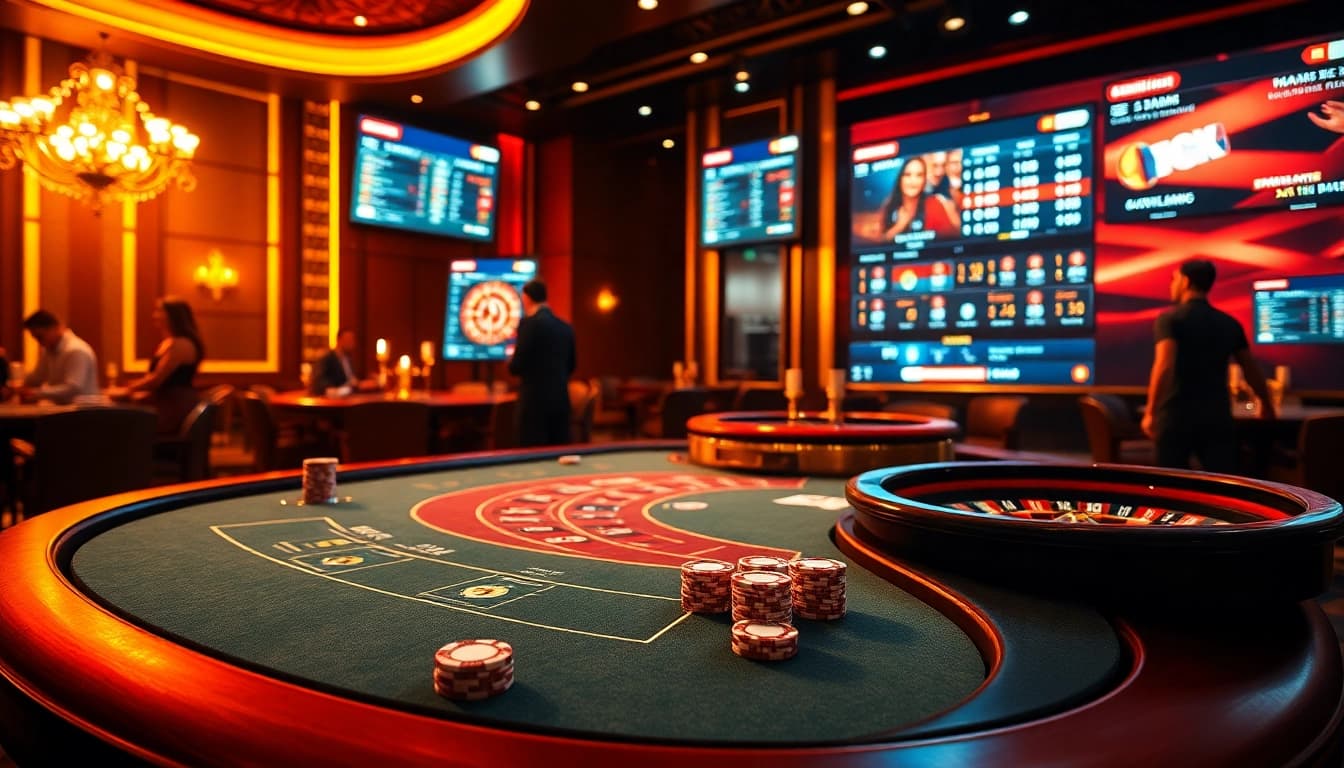 Experience the thrill of gaming at xx 88’s luxurious casino tables with vibrant action and excitement.