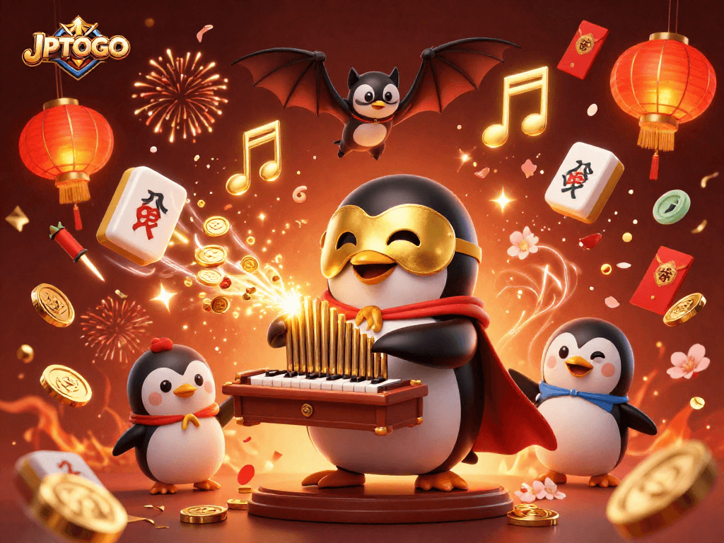Experience thrilling action with JPTOTO through a vibrant 3D casino illustration showcasing unique gambling elements.