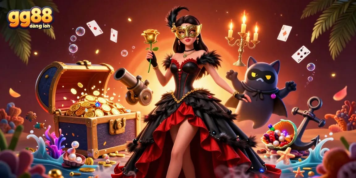 Engage with gg88 đăng nhập in this vibrant casino scene featuring thrilling game elements and a glamorous atmosphere.