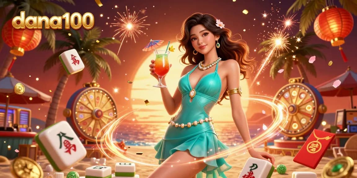 dana100 invites players to experience an engaging lottery game environment with vibrant visuals and dynamic elements.