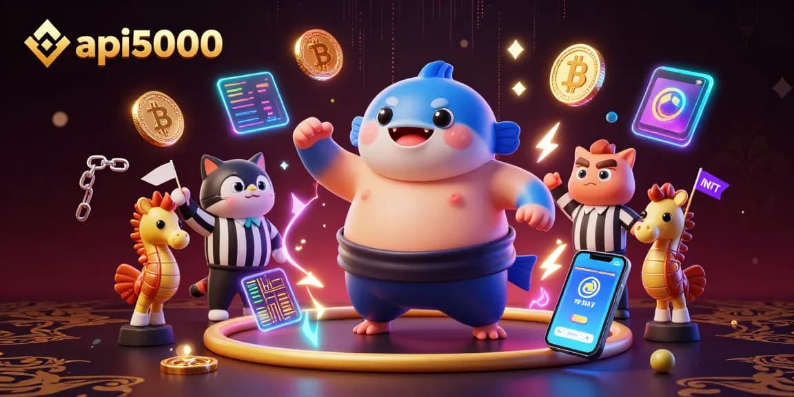 api5000 mengatur permainan kasino dengan ikan fugu sebagai pusat, didukung oleh koin crypto dan energi digital.