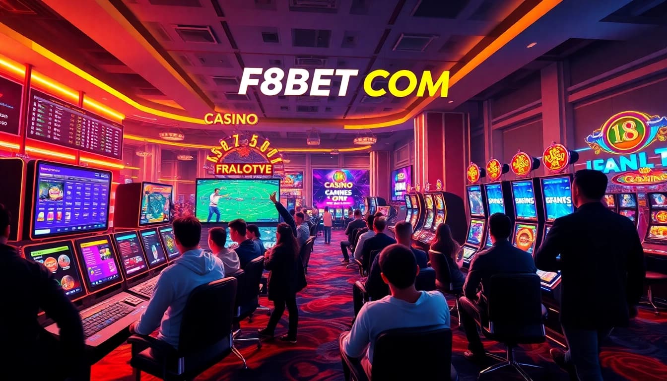 Experience the excitement of online gaming with F8BET COM in a dynamic casino setting.