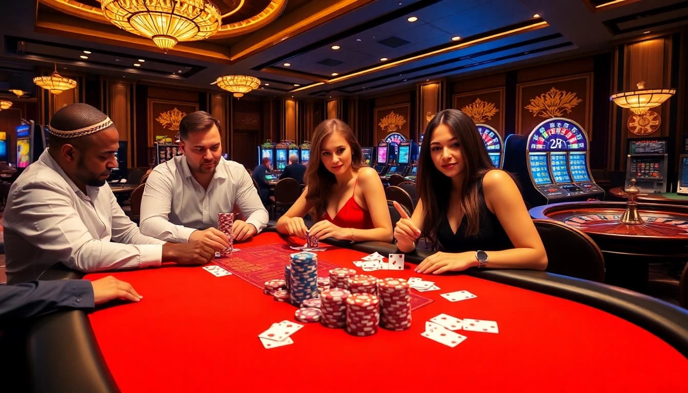 Participate in thrilling casino games at 23win with vibrant tables and exciting visuals.