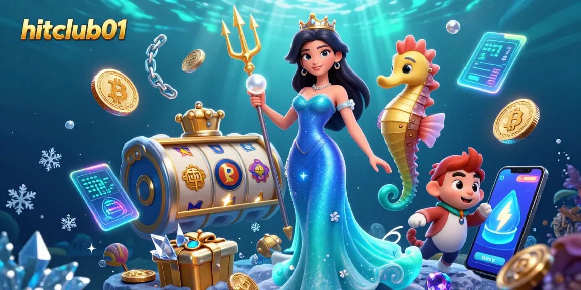 Join the underwater adventure with hitclub01 while exploring slots and crypto rewards.