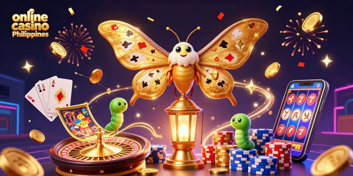 Engage in the excitement of online casino Philippines with vibrant scenes of games and rewards.