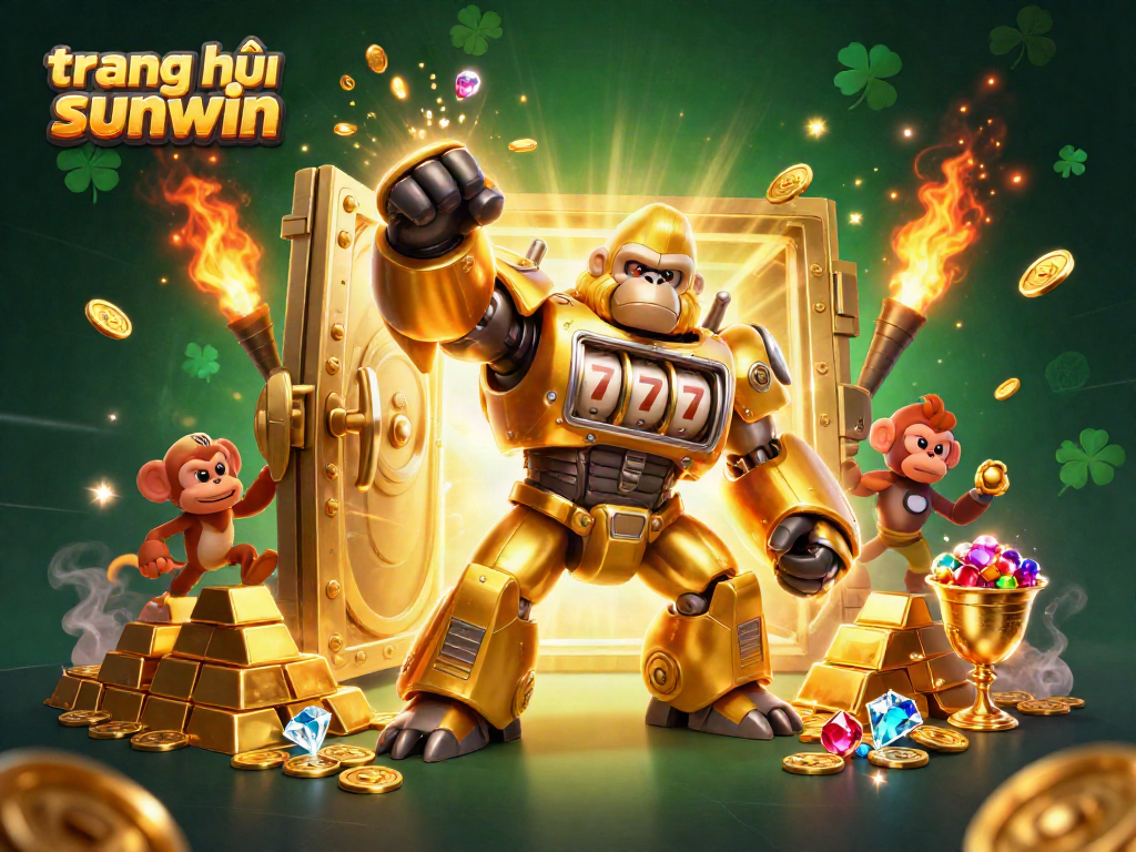 Experience the thrill of winning at trang chủ sunwin with an explosion of coins and jackpots in this dynamic 3D scene.