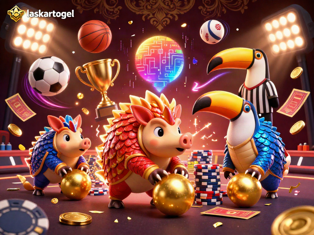 Enjoy interactive gaming with laskartogel as rival pangolins battle through poker chips.