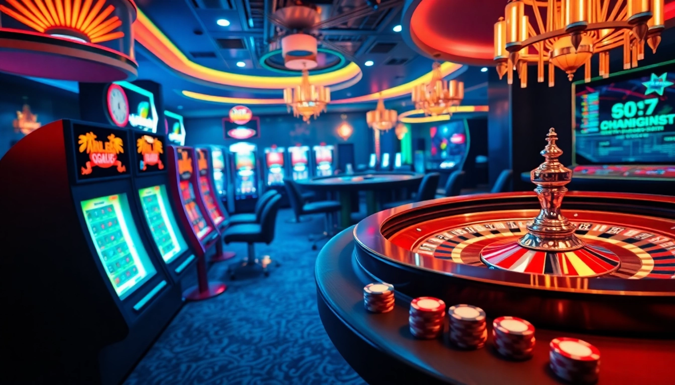 Experience thrilling gaming action with nohu90 in a vibrant online casino setting.