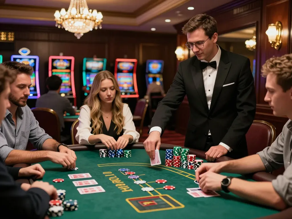 Players enjoying the thrill of blackjack while mastering strategies at Go 88 casino table in a vibrant atmosphere.