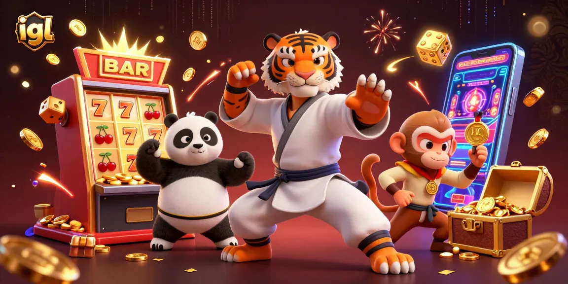 Experience thrilling jackpots at igl with vibrant games and lively characters in a dynamic casino scene.