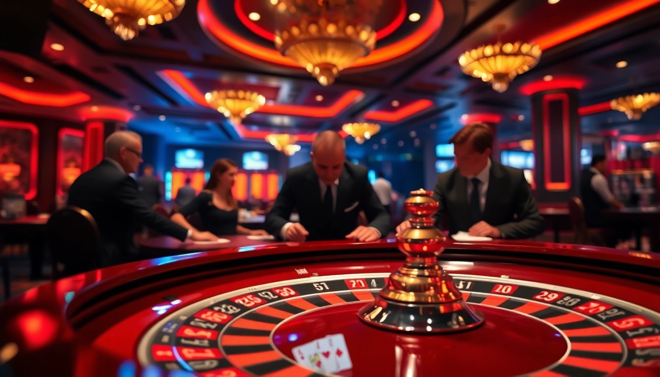 參與utwon的賭友在豪華的賭場遊玩輪盤。