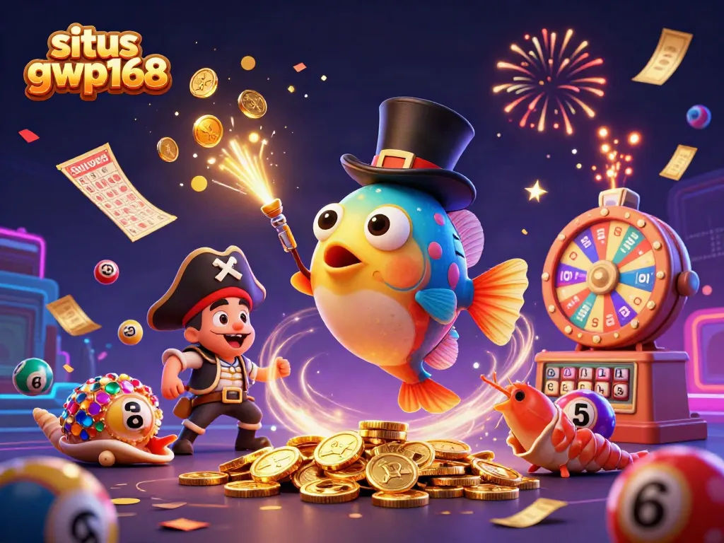 Menangkan permainan di situs gwp168 dengan slot dan tiket emas yang berkilauan.