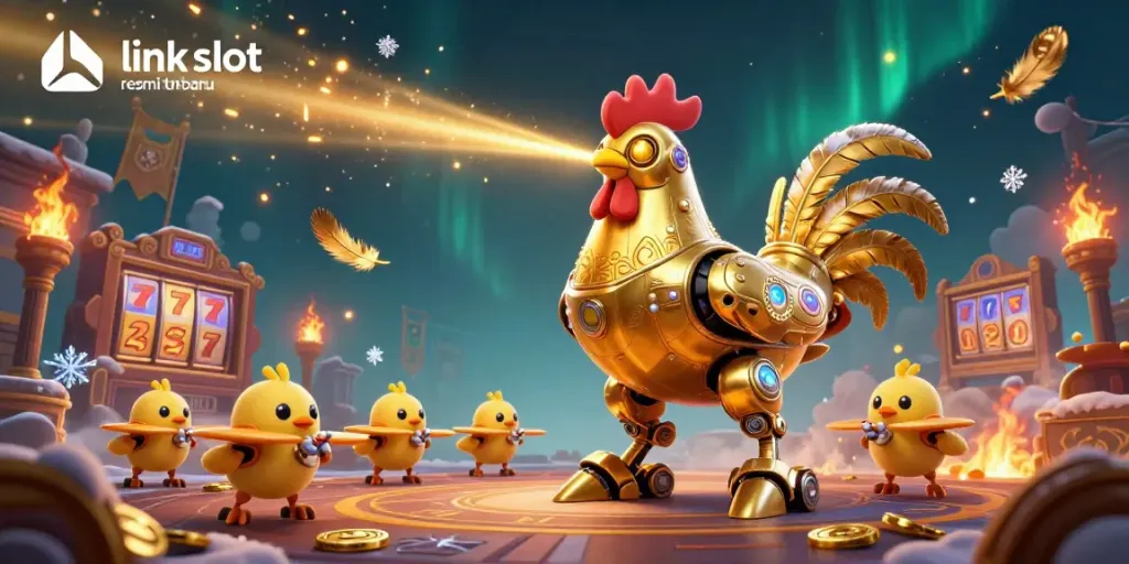 Menangkan jackpot dengan link slot resmi terbaru dalam ilustrasi kasino yang dinamis.