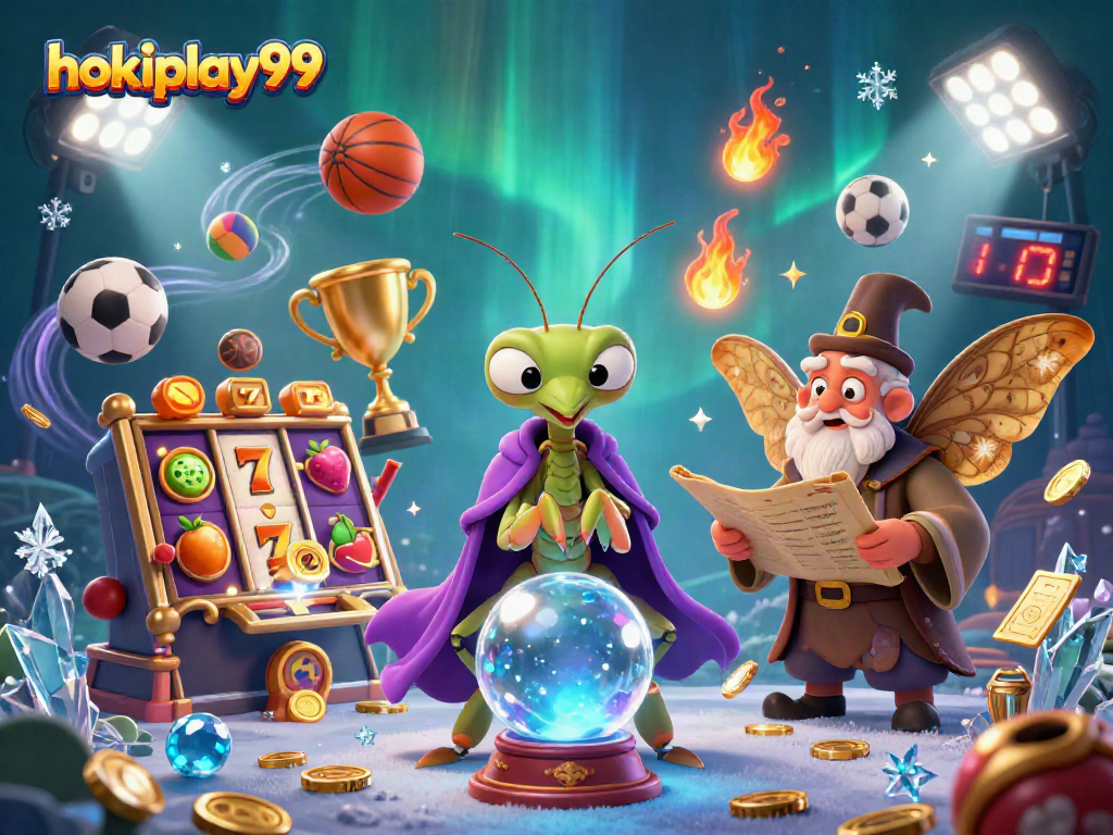 Menangkan permainan di hokiplay99 dengan slot dan simbol keberuntungan yang bersinar.