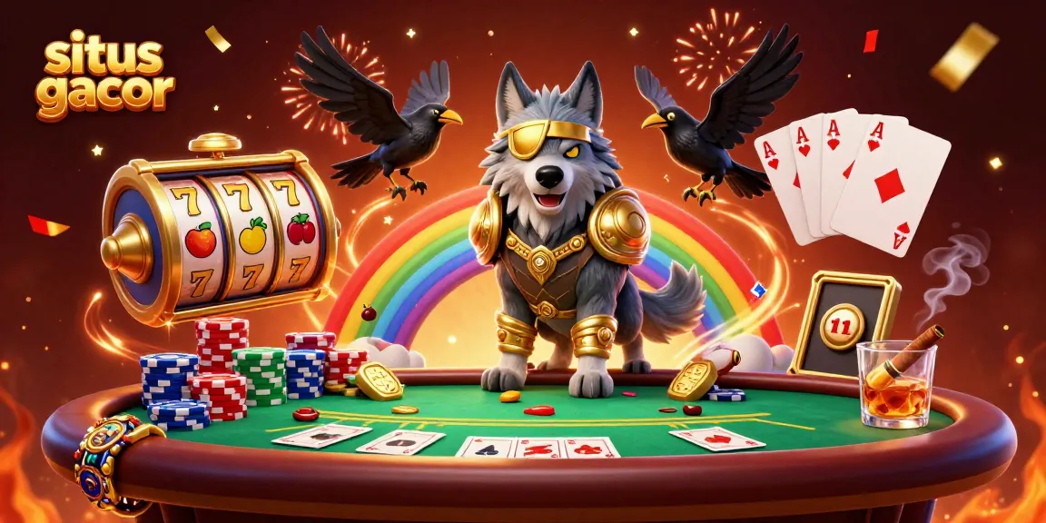 Gamer berpengalaman menang di situs gacor dengan simbol jackpot dan slot yang menarik.